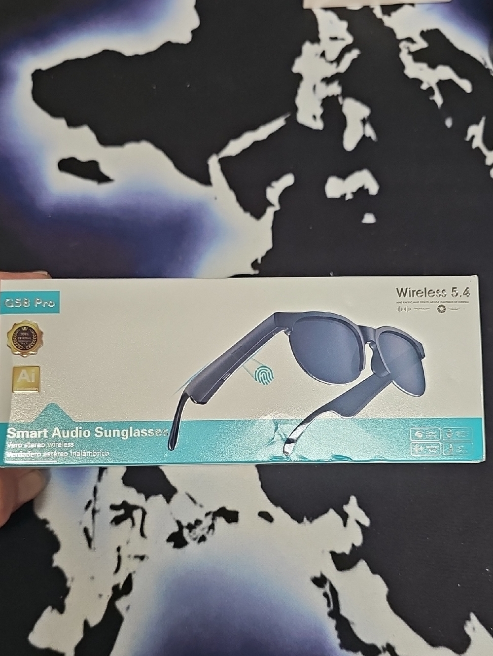 G58 Pro Smart Audio Sunglasses Bluetooth 5.4 AI Wireless Open Ear Glasses NEW
